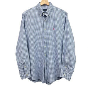 Ralph Lauren Multicolor Button Down Dress Shirt Size Large Long Sleeve Cotton